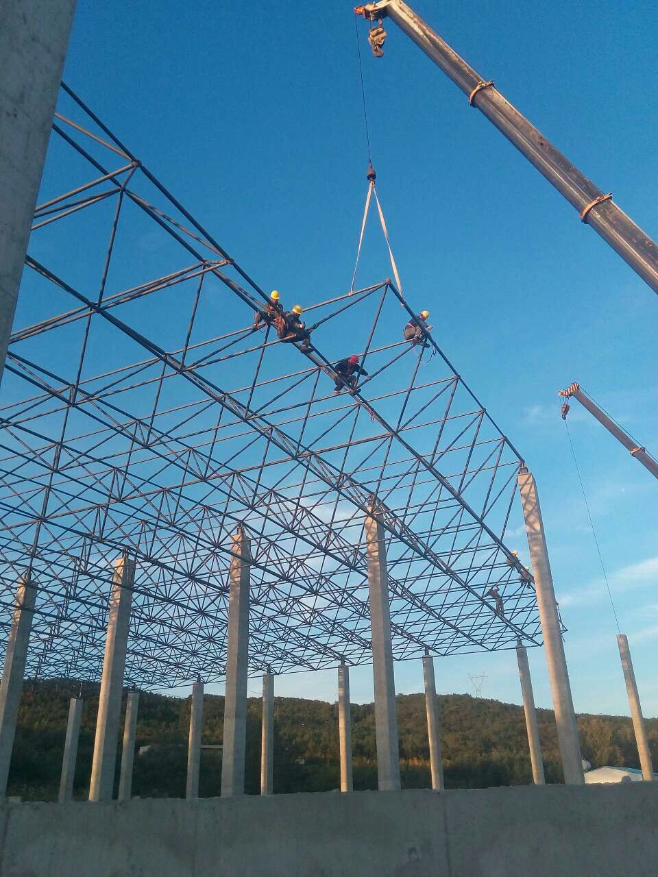 北京汪清物流园网架